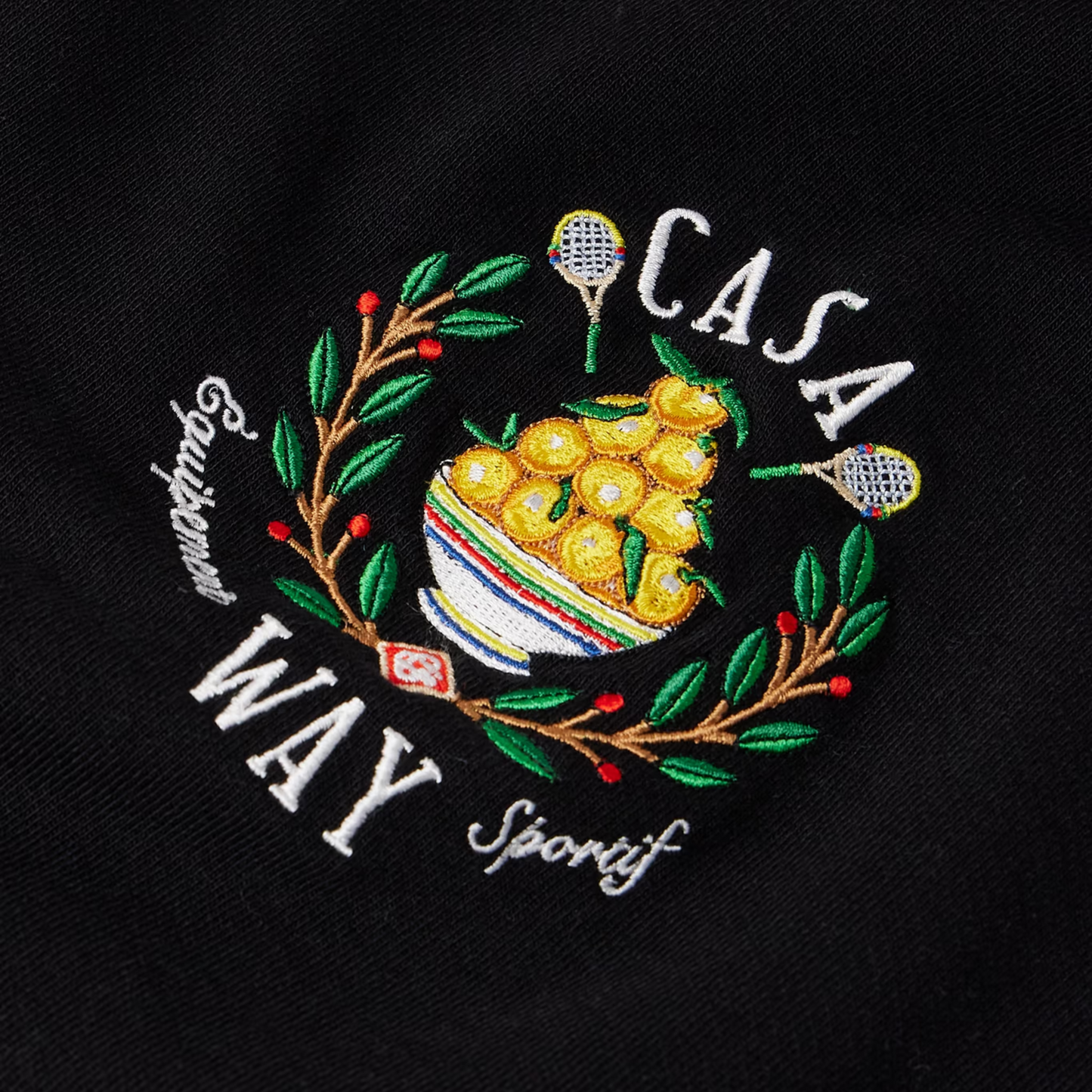 Casablanca Casa Way Embroidered Hoodie