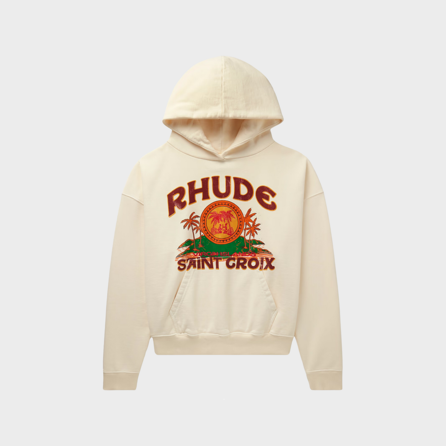 Rhude Croix Cotton Hoodie