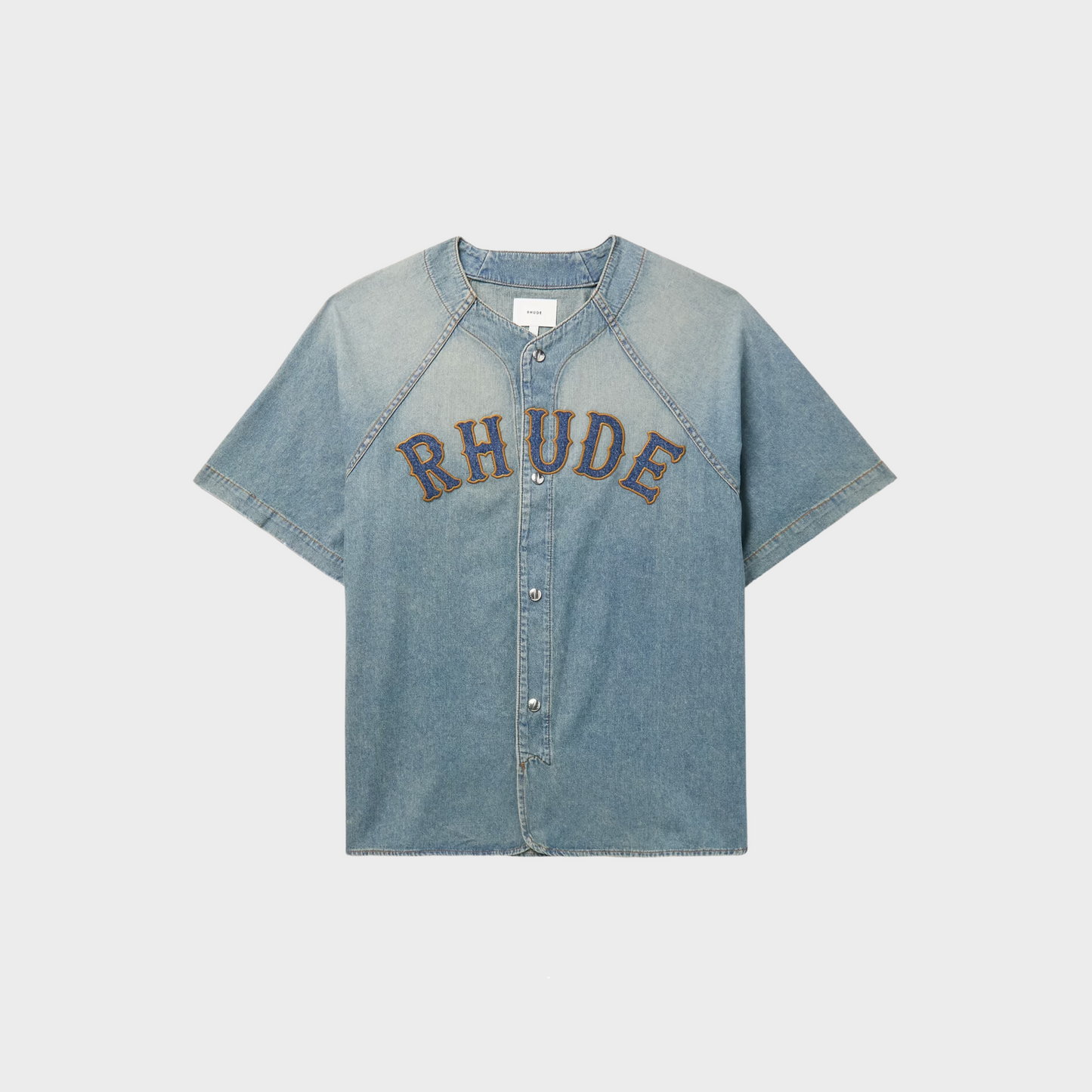 Rhude Baseball Denim Shirt