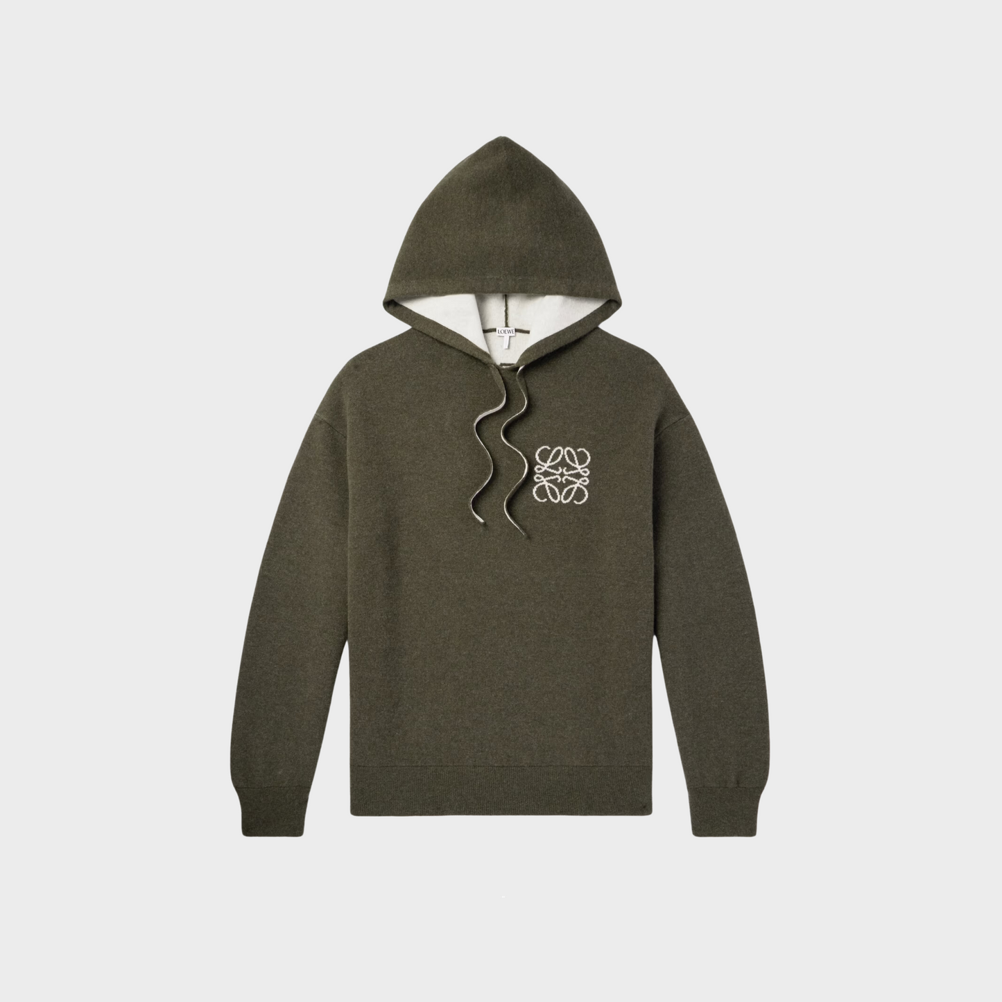 Loewe Jacquard-Knit Wool Hoodie